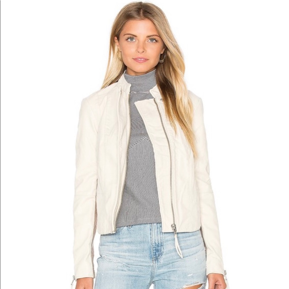 Suede Leather moto jacket